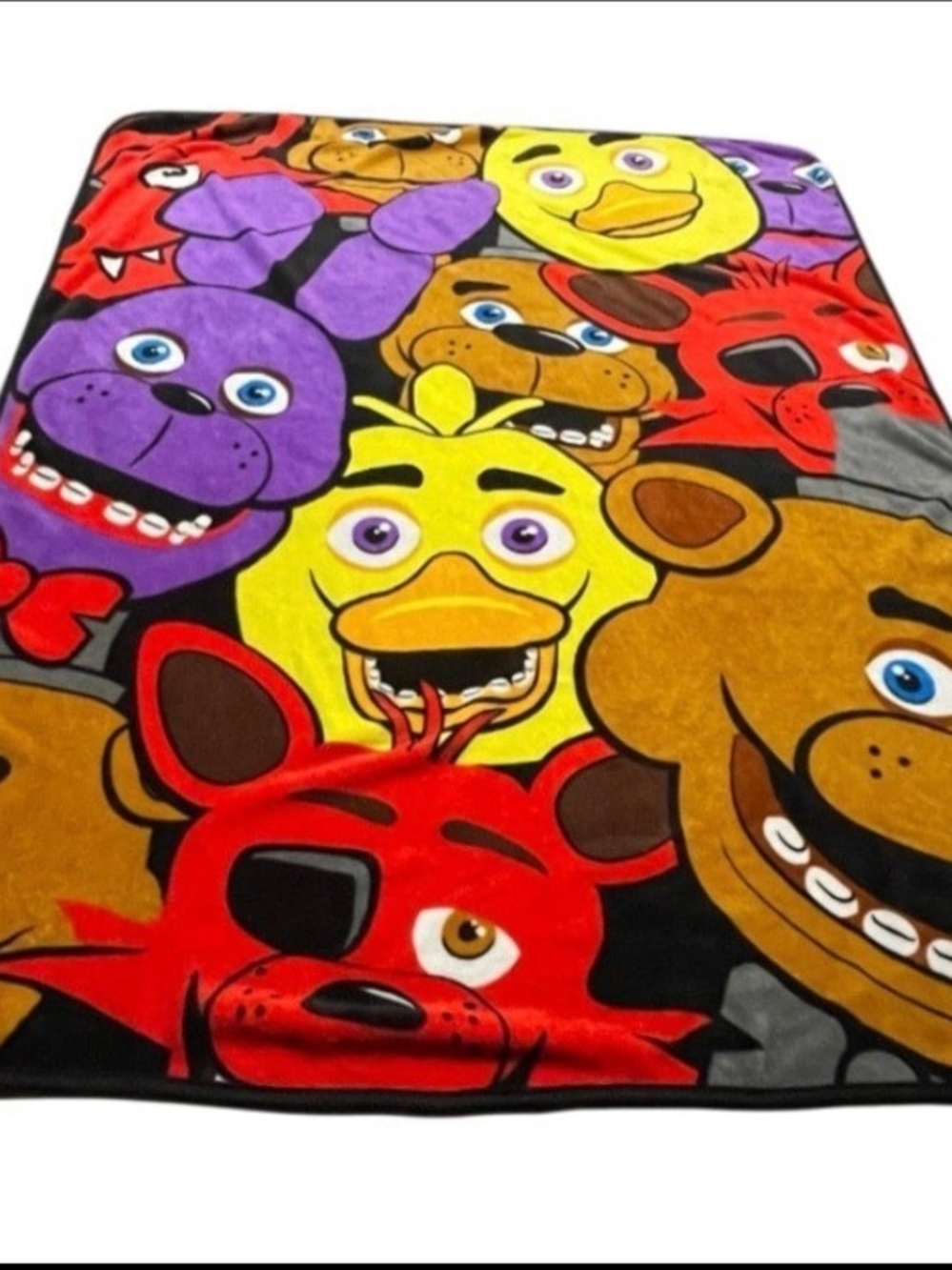Rare Hard To Find Five Nights At Freddy’s Plush Throw Blanket 2016 FNAF